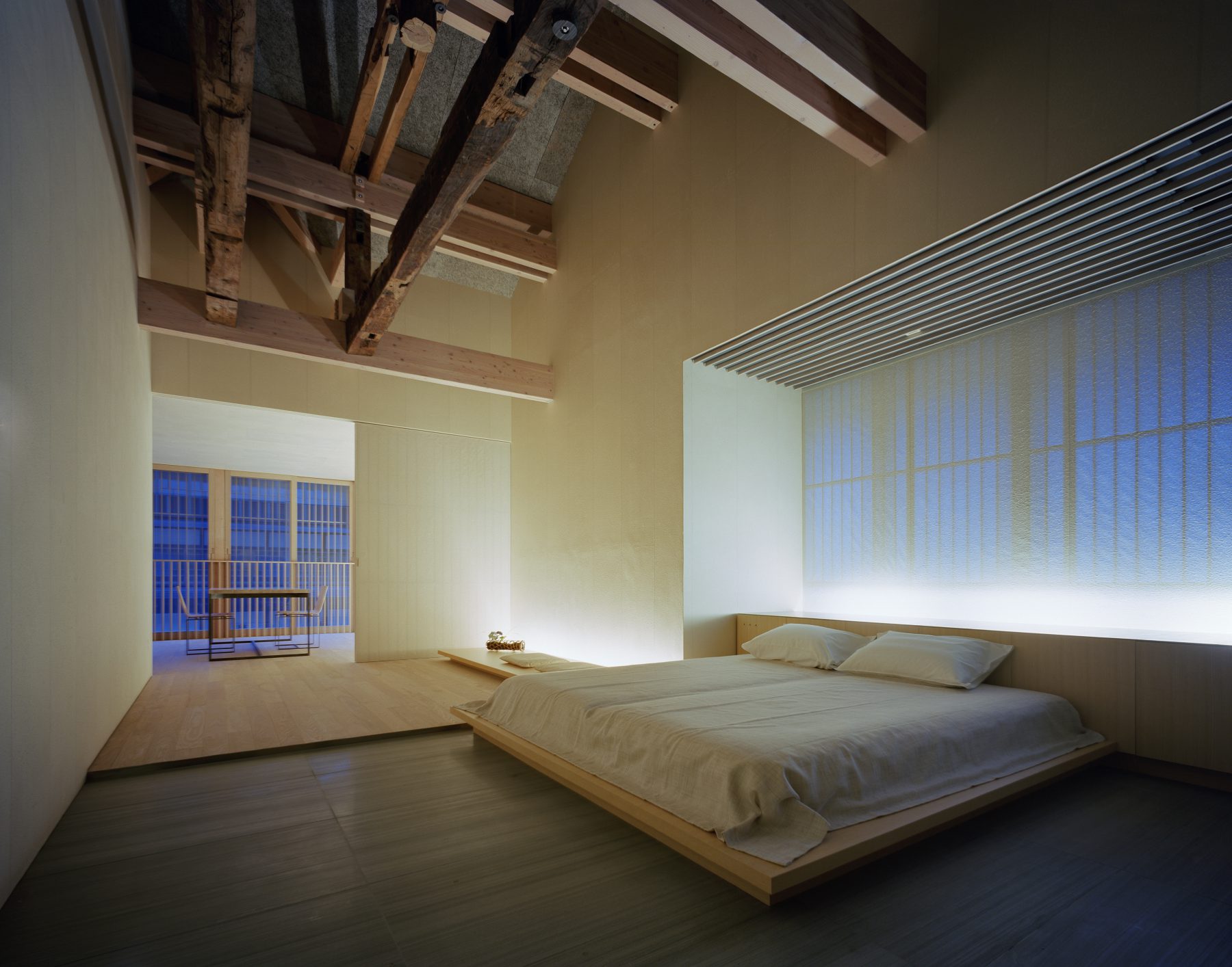 Fujiya ryokan behind its preserved Taisho facade, Ginzan Onsen