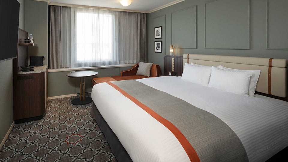 Sapporo Grand Hotel's executive floor lounge, Hokkaido