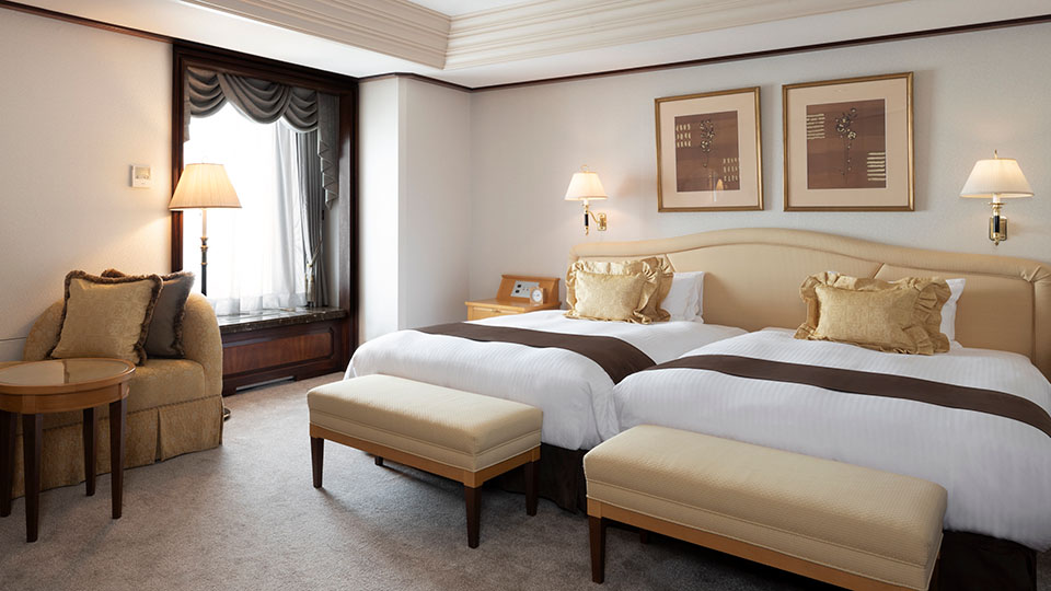 Sapporo Grand Hotel's executive floor lounge, Hokkaido