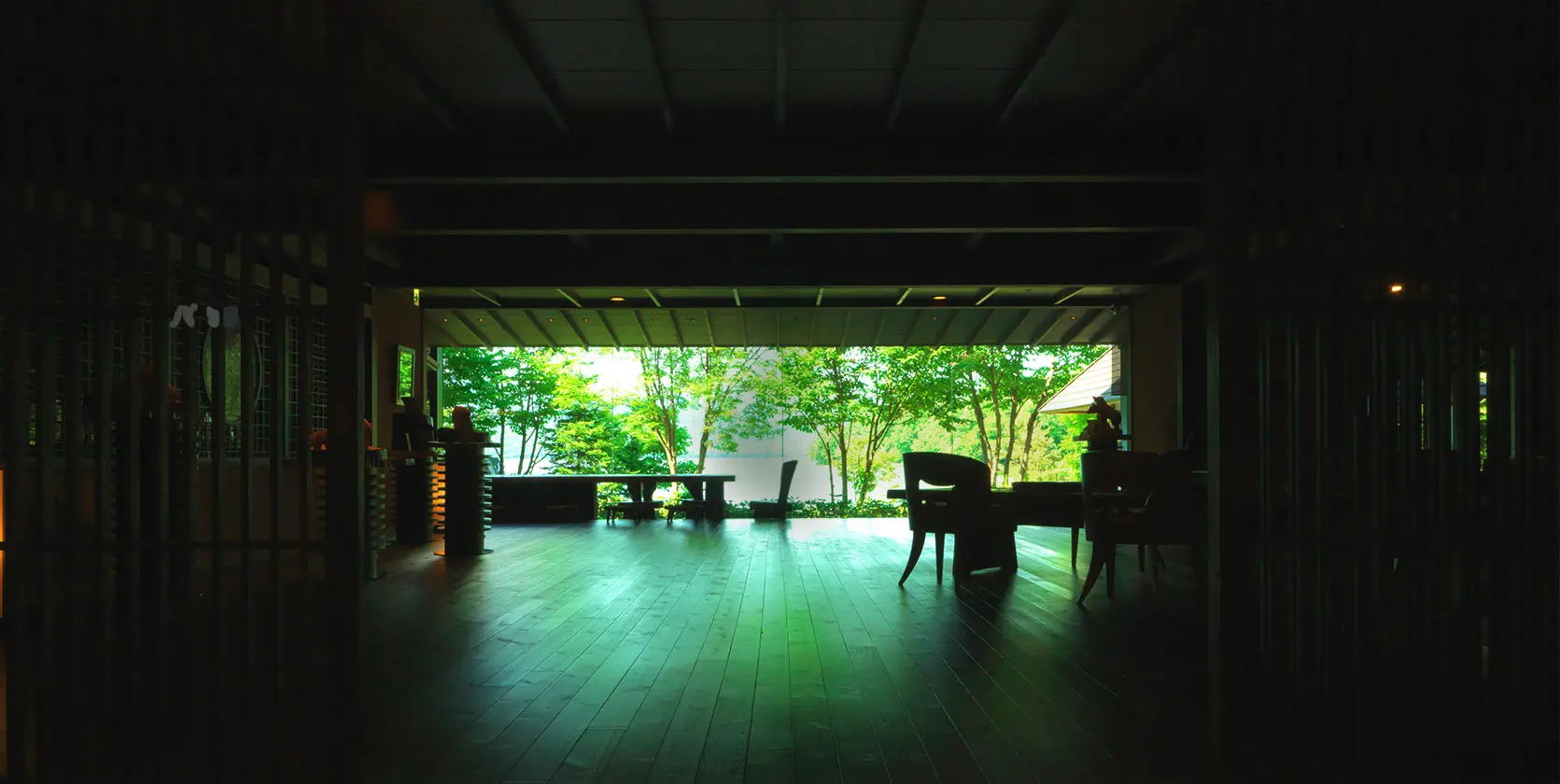 Hinanoza ryokan on the shore of Lake Akan